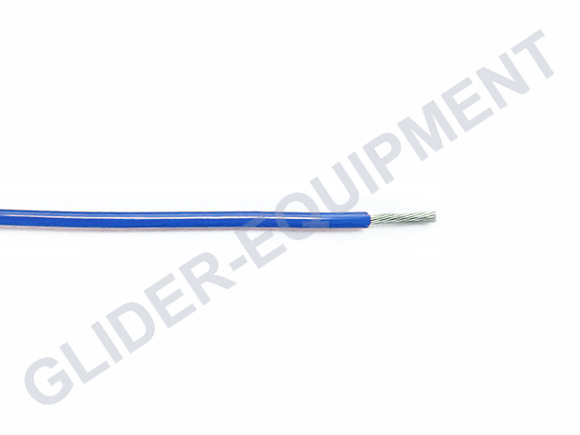 Tefzel kabel AWG20 (0.73mm²) blauw [M22759/16-20-6]